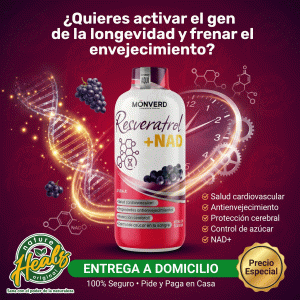 MONVERD – RESVERATROL + NAD (Líquido) 1 litro