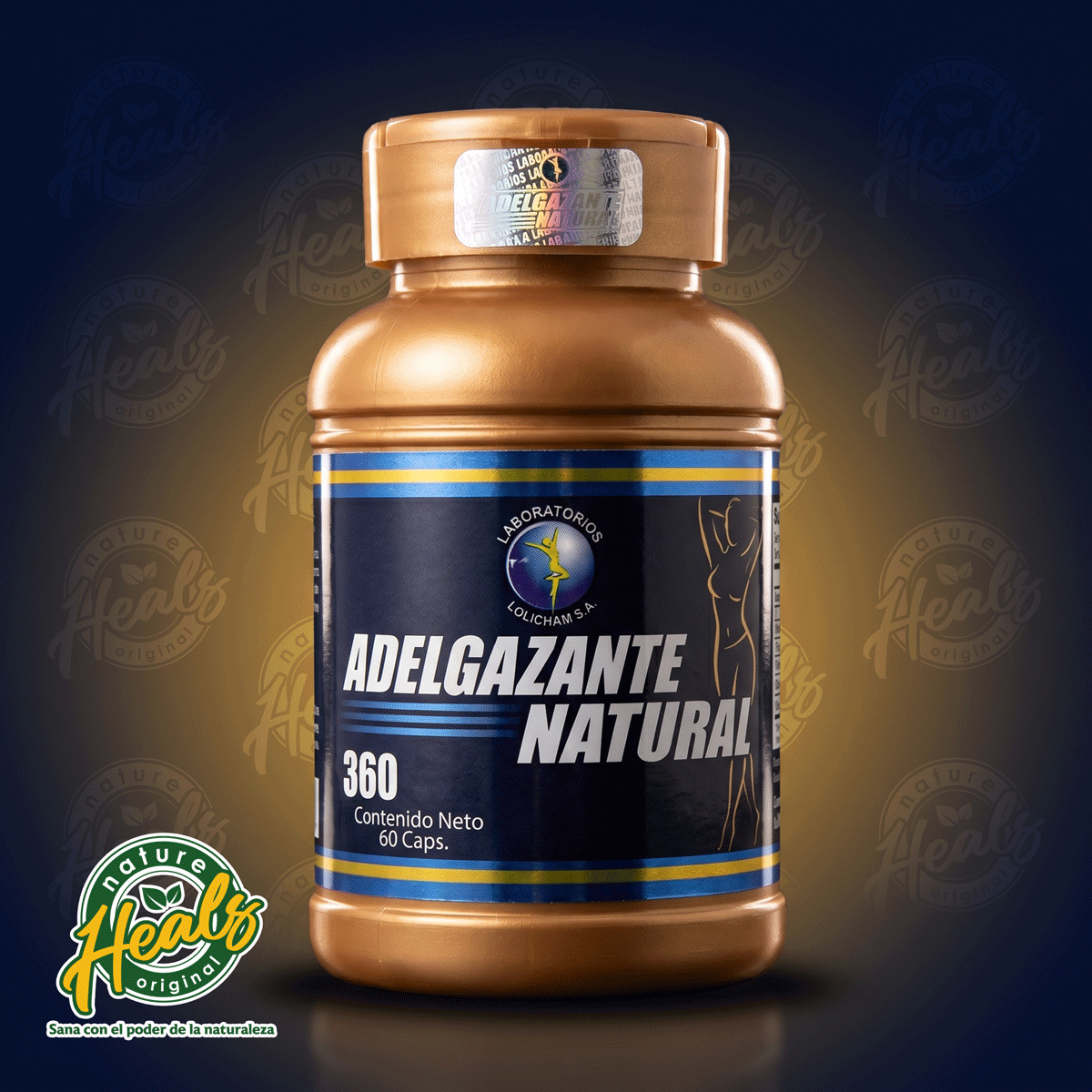 LABORATORIOS LOLICHAM – ADELGAZANTE NATURAL 360 (60 Cápsulas)