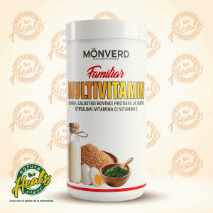 MONVERD – FAMILIAR MULTIVITAMIN (Polvo – Sabor Vainilla)