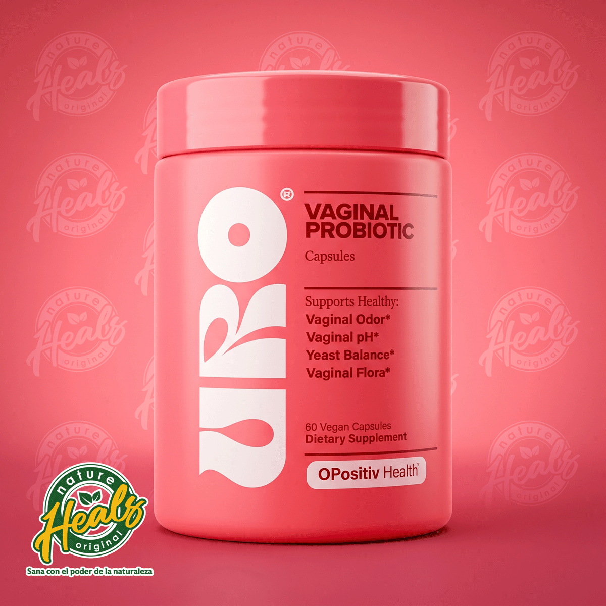 URO – VAGINAL PROBIOTIC (60 Cápsulas Veganas – OPositiv Health)